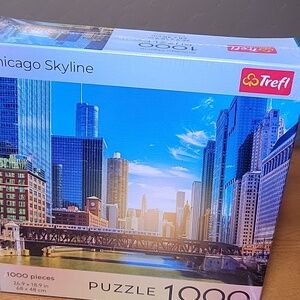 Chicago Skyline 1000 Piece Puzzle(Sealed)